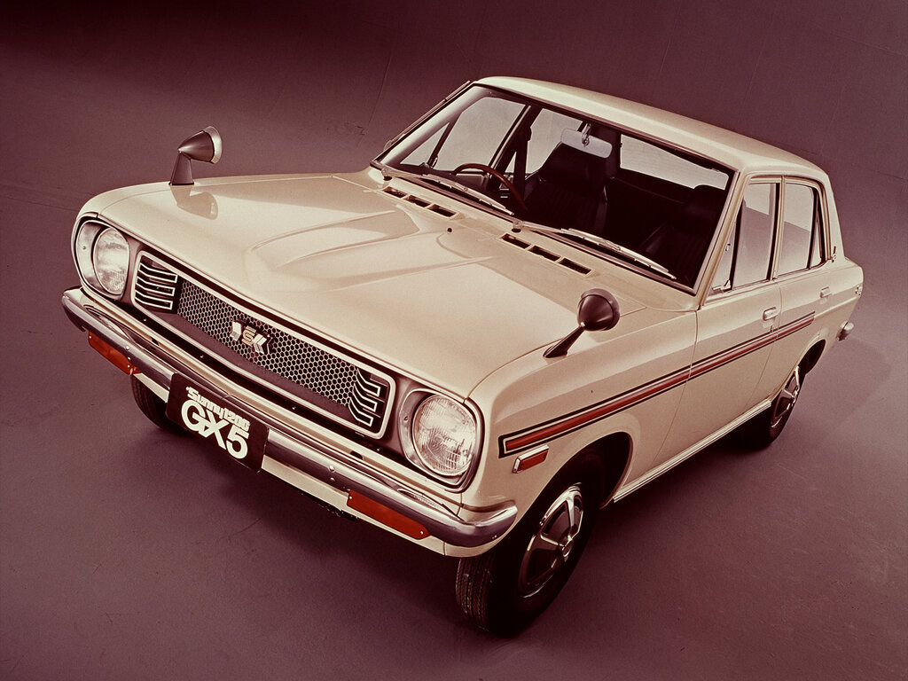 Nissan Sunny (B110, PB110) 2 поколение, рестайлинг, седан (01.1972 - 04.1973)